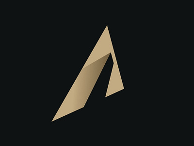 Simply logo A + Town branding design flat letter logo luxury shoot simple simple logo town unique