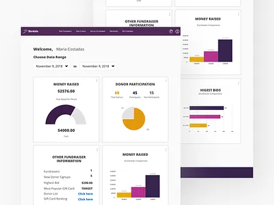 Dashboard UX/UI app dashboard dashboard design design fundraising interaction ui uidesign ux uxdesign web webdesign webpage website