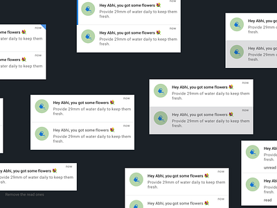 Notifications abhishek akss 29 akss29 cards design design a day lucky notification notification center notification state notifications read read unread state ui ui design uidesign unread ux uxdesign