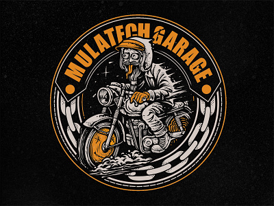 custom garage adventure biker caferacer design garage logo motorbike motorcyle vector vintage vintage badge vintage badges vintage logo