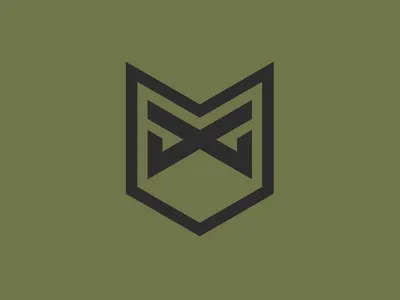 Dixon Garett "DG" Tactical Mark green hexagon tactical vector