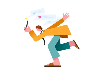 Likes 1k characters cute flat illust illustraion illustrator invitations simple vectorart vectors