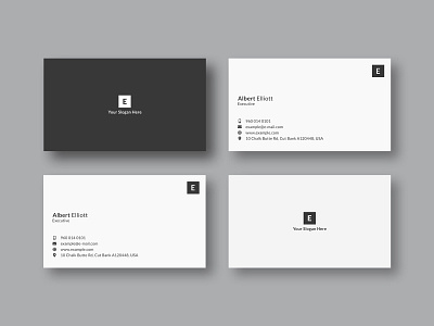 Business Card black botanical business business card business card template business card templates businesscards card template cards design elegant icon illustration indesign logo minimal minimalist print design template white