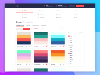 UI Design - Dashboard app colors dashboard design figma ui ui kit ux web