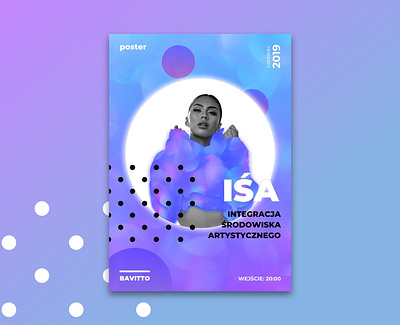 Poster design event event branding events gradient gradient color gradient design models poster poster design typography