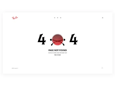 Error 404 animation design error error page error404 eyeglasses glasses icon illustration illustrator ray ban rayban sunglass typography ui ux vector web web design website