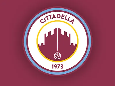 Cittadella Crest Redesign cittadella crest football football crest logo redesign soccer soccer badge sport