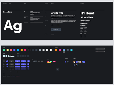 Dark UI Kit, WIP app dark dark app darkmode darkui darkuikit design ui uikit user userinterface