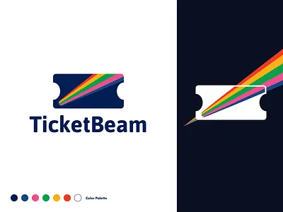 Ticketbeam Logo branding business logo company logo design identity logo logo design typogaphy vector