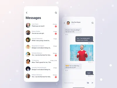 Messages & Chats creative daring app dating dating website dribbble best shot illustration match message mobile no matches no message sorry vector web