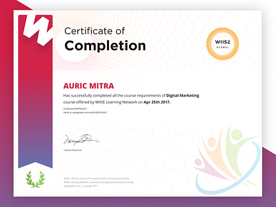 Certificate academic certificate certificate design education