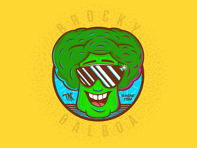 Brocky Balboa brocolli character illustration rocky balboa veggies