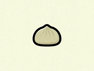 X Is For Xiaolongbao alphabet design food illustration texture true grit texture supply vector xiaolongbao