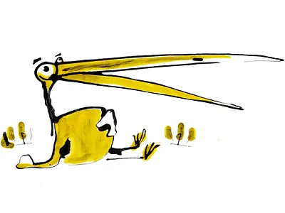 Relaxing bird character design birdy comic eating too much fantasy fatty illustration ink on paper ink art relaxing