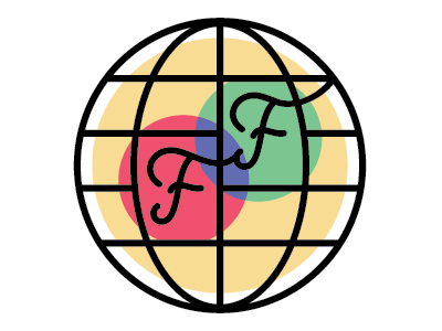 Free Facility collective community design diy film globe logo musicians networking painters photography typography