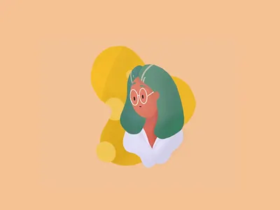 Curious Illustration color drawing drawing flat illustration people pro create procreate texture ui ui illustration