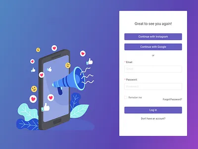Login Screen app design design desktop desktop app first screen high fidelity logging login screen screens sign in sign up signup web web app web design web designer webdesign website design wireframes