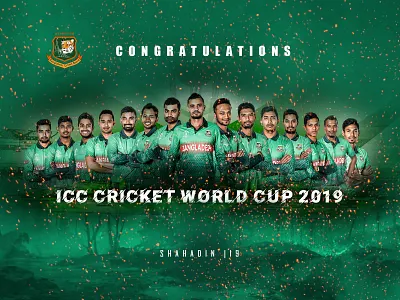 Bangladesh Cricket Team bangladesh design graphics design manipulation photoshop