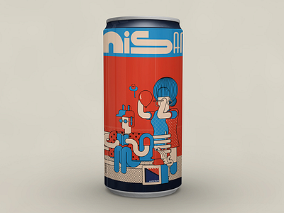 Audioban april beer can april april fools artwork audioban beer can can character design design doodle drawing flyer graphic design illustration music packaging packaging design program sketch typography vector
