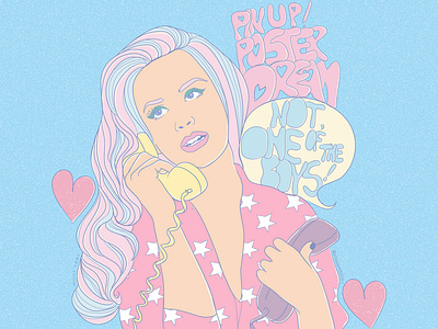 ONE OF THE BOYS aesthetic art art entertainment art digital branding desenho design digital fashion fashion art illustration ilustracion ilustração katy perry katycat one of the boys pastel colors typography vaporwave vector