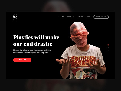 No Plastic Campaign Site action campaign enviroment human landing no plastic oceans people pexels planet plastic population reduce river sea solution website wildlife wrapped wwf