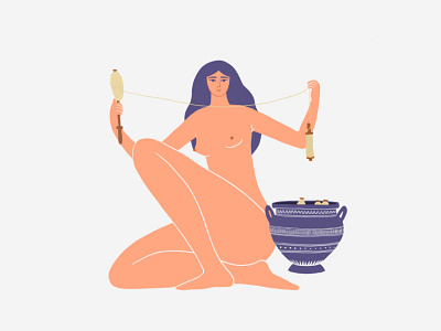 The Mighty Gatherer cotton female herstory illustration women