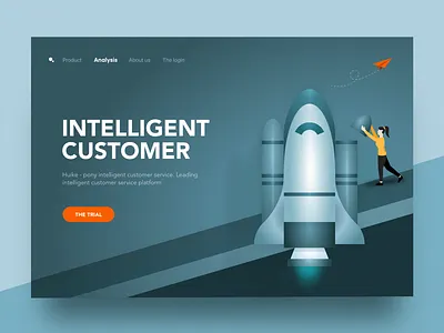 Hyperplane 2.5d app color green illustration ui web website