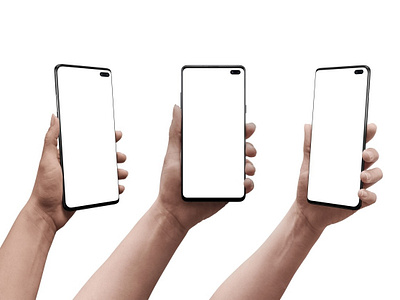 Samsung Galaxy S10 Plus Mockup android design full layered galaxy galaxy s10 plus graphic design hand mock up mockup photoshop presentation promotion samsung samsung galaxy showcase ui user experience user interface ux web design