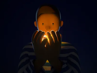 Shimmer c4d ui 品牌 应用 插图 设计