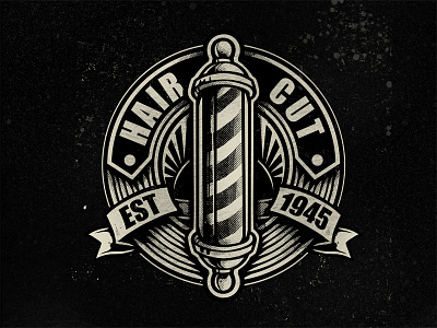 Barber Logo Lamp barbershop design logo vector vintage vintage badge vintage logo