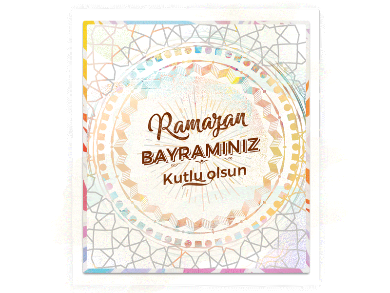 Ramazan Bayramı Tebrik Kartı email design ramazan bayramı