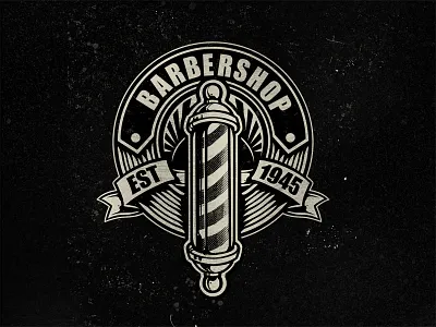 Barber Logo Lamp 2 barbershop logo vector vintage vintage badge vintage logo