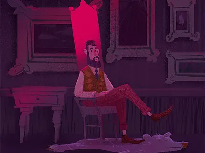 Salon ipad procreate room salon sketch