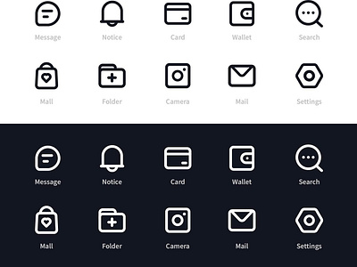 Linear Icon ui 图标 设计