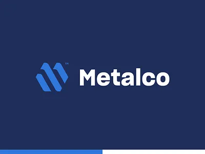 Metalco branding design icon logo monogram typography vector