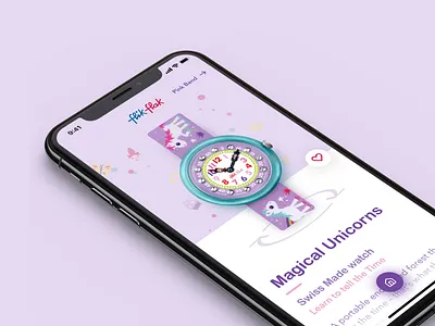 The Watcher - Kids Details app concept design flikflak ios kids minimal pager ui ux watches