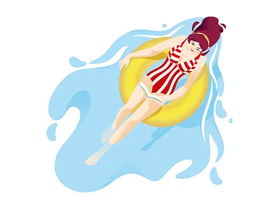 Enjoy the Summer! part_2 art cgart design digital flat graphic illustration summer sun vector