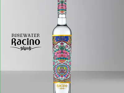 Racino Rose Water animation app branding calligraphy cocoa coffee design etude free icon identity illustration logo logotype minimalist mockup packaging packing typography ui