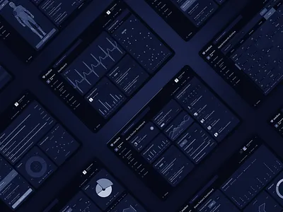 Medical Dashboard UI Kit for Sketch app appointments calendar dark dark ui design download medical scheduler sketch app timeline ui ux