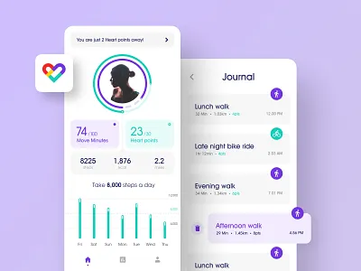 Google Fit concept figma google google fit redesign ui ui ux unsplash userinterface
