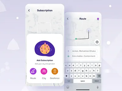 Subscriptions on a specific criteria add subscription alert android app booking app configuration page creative agency creative design criteria destination feeds gps ios location app map view rider rider app route subscribe form subscription uber design