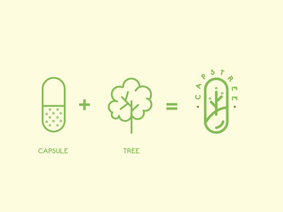 Logo Design - CapsTree branding capsule design graphic graphic design green icon logo logotype medicine pratikartz tree vector