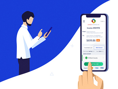 SimplePin_illustration character explainer financialanimation fintech illustration