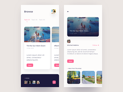 Bobby's Paper App app art artist design desktop interface landing typography ui users ux