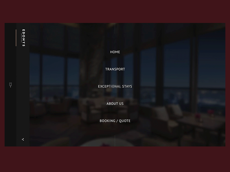 Edonys Menu adobe xd afte effects animation design designs photoshop shot ui ux web website
