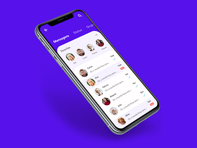 Message app uidesign uxdesign
