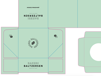 Bakeri Baltzersen Cake Box 2 bakery bakery brand box brand branding design agency design for print emblem harrogate leeds logo net packaging packaging design packagingdesign uk uk design yorkshire