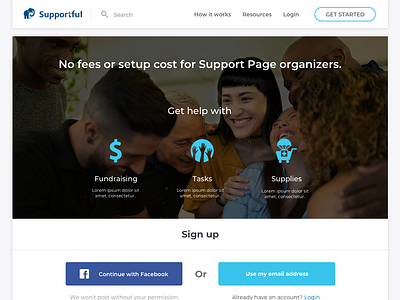 A/B Testing with supportful ab test conversion rate optimisation ui design ux design z pattern