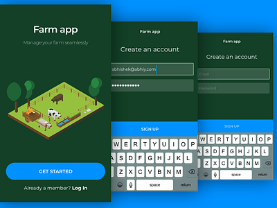 Login flow abhishek akss29 farm farmer farmers farmers market farming landing page lettering login login design login form login page login screen logo logos logotype love lucky password