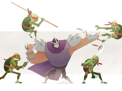 TMNT digital digitalart fanart illustration ipadpro procreate teenagemutantninjaturtles tmnt